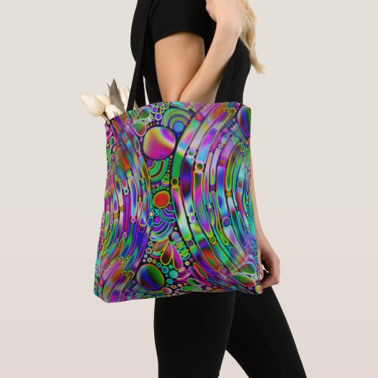 Sehr abstrakte Formen Art 1 Tasche (Von Nahem)