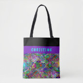 Sehr abstrakte Formen Art 1 Tasche (Vorderseite)