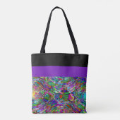 Sehr abstrakte Formen Art 1 Tasche (Rückseite)