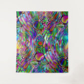 Sehr abstrakte Formen Art 1 Wandteppich (Vorderseite)