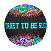 Sehr abstrakte Formen Art 9 Baseball (Rückseite)