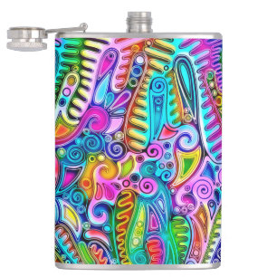Sehr abstrakte Formen Art 9 Flachmann