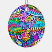 Sehr abstrakte Formen Art 9 Keramik Ornament (Links)