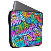 Sehr abstrakte Formen Art 9 Laptopschutzhülle (Vorne Rechts)