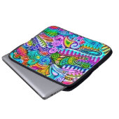 Sehr abstrakte Formen Art 9 Laptopschutzhülle (Vorne Knopf)