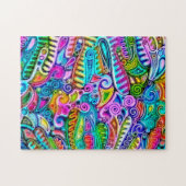 Sehr abstrakte Formen Art 9 Puzzle (Horizontal)