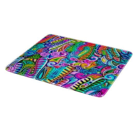 Sehr abstrakte Formen Art 9 Schneidebrett (Ecke)