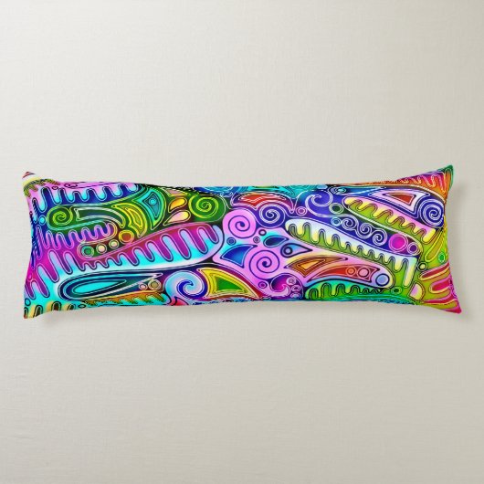 Sehr abstrakte Formen Art 9 Seitenschläferkissen (Rückseite)