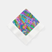 Sehr abstrakte Formen Art 9 Serviette (Ecke)