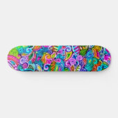 Sehr abstrakte Formen Art 9 Skateboard (Horizontal)