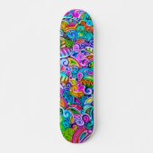 Sehr abstrakte Formen Art 9 Skateboard (Vorne)