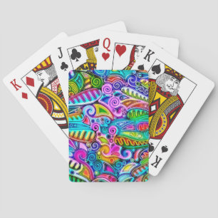 Sehr abstrakte Formen Art 9 Spielkarten