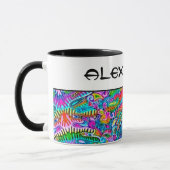 Sehr abstrakte Formen Art 9 Tasse (Links)