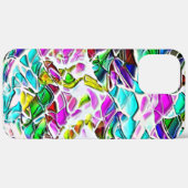 Sehr abstrakte Formen, die in Milcheintopf schwimm Case-Mate iPhone Hülle (Rückseite / Rechts)