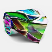 Sehr abstrakte Formen, die in Milcheintopf schwimm Krawatte (Gerollt)