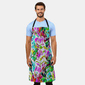 Sehr abstrakte Formen, die in Milcheintopf schwimm Schürze (Getragen)