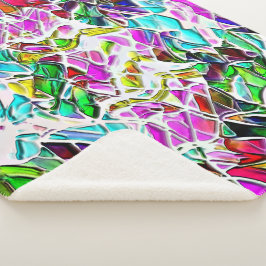 Sehr abstrakte Formen, die in Milcheintopf schwimm Sherpadecke