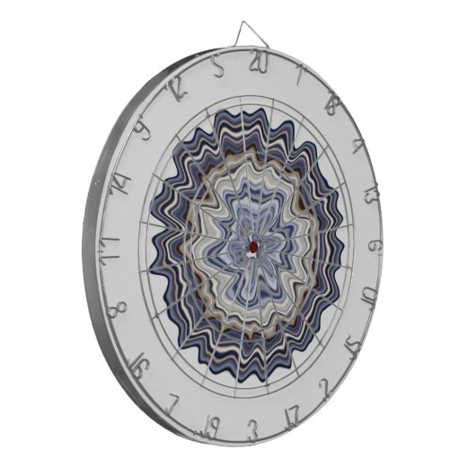 Sehr Abstraktes Muster Dartscheibe (Vorderseite Links)