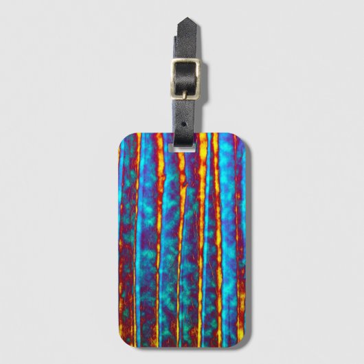 Sehr Abstraktes Muster Gepäckanhänger (Vorderseite Vertikal)