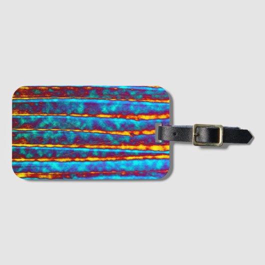 Sehr Abstraktes Muster Gepäckanhänger (Vorderseite (Horizontal))