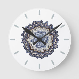 Sehr Abstraktes Muster Runde Wanduhr