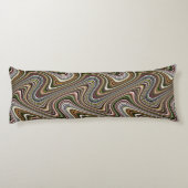 Sehr Abstraktes Muster Seitenschläferkissen (Rückseite)