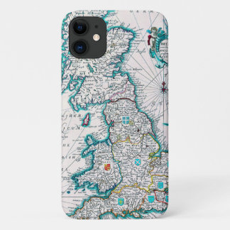 Sehr alte antike Karte von Britannien Case-Mate iPhone Hülle