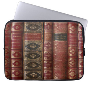 Sehr alte Bücherbibliothek Laptopschutzhülle