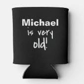 Sehr alter Geburtsname Personalisiert Dosenkühler (Rückseite)