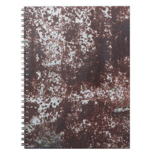 Sehr altes rostes Blech. Metalloberfläche Notizblock