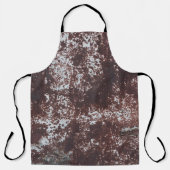 Sehr altes rostes Blech. Metalloberfläche Schürze (Vorderseite)