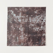 Sehr altes rostes Blech. Metalloberfläche Wandteppich (Vorderseite (Horizontal))