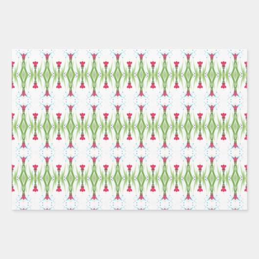 Sehr anschauliche Wasserfarbe Geschenkpapier Set (Vorderseite)