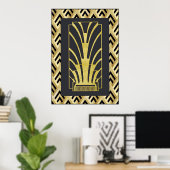 Sehr Art Deco Poster. Poster (Heimbüro)