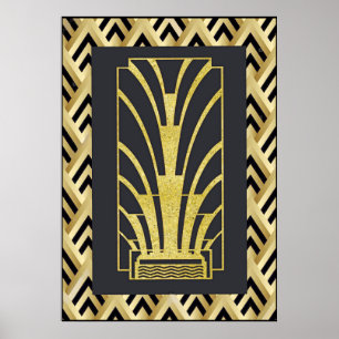 Sehr Art Deco Poster. Poster