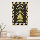 Sehr Art Deco Poster. Poster (Küche)