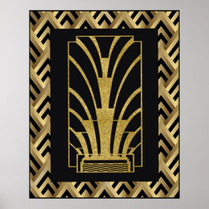 Sehr Art Deco Poster. Poster