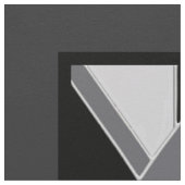 Sehr Art Deco Stoffpanels - Schwarz/Grau Stoff (Nahaufnahme)