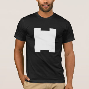 SEHR ARTY H MONOGRAMM SCHWARZ T-Shirt