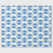 Sehr attraktiv Hanukkah Geschenkpapier (Flach)