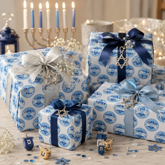 Sehr attraktiv Hanukkah Geschenkpapier