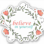 sehr aussagekräftige und schöne Zitate für Sie und Aufkleber (Vorderseite)