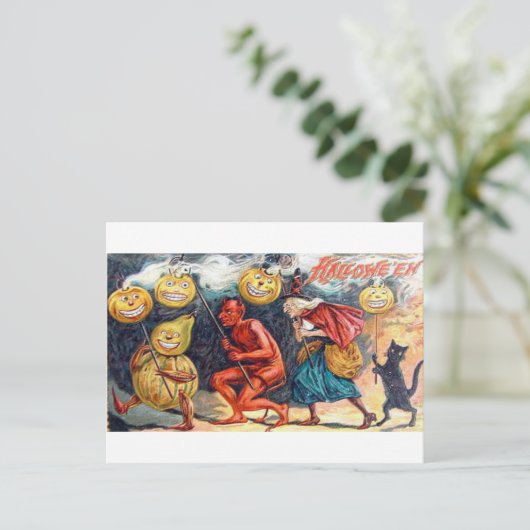 Sehr Beängstigend Halloween Postkarte (Stehend Vorderseite)