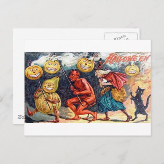 Sehr Beängstigend Halloween Postkarte (Vorne/Hinten)