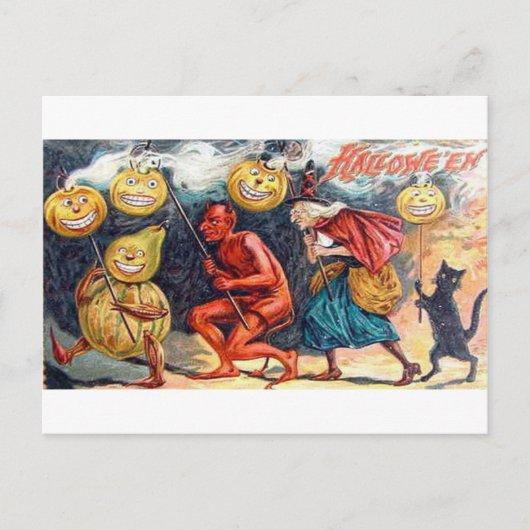 Sehr Beängstigend Halloween Postkarte (Vorderseite)