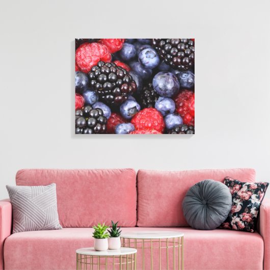 Sehr Berry Leinwanddruck (Insitu (Wohnzimmer))