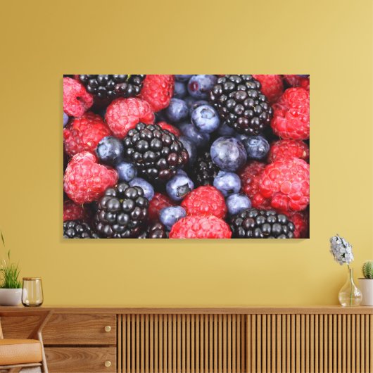 Sehr Berry Leinwanddruck (Insitu (Wohnzimmer))