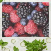 Sehr Berry Pickleball Paddle Geschirrtuch (Gefaltet)