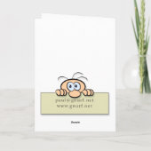 Sehr beschäftigt karte (Rückseite)