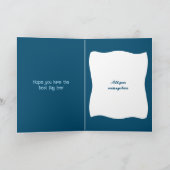 Sehr besondere Grandad zum Geburtstag blau Karte (Innenseite)